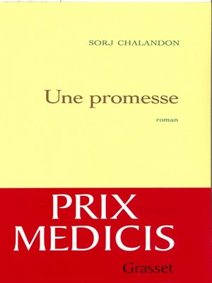 cover image of Une promesse